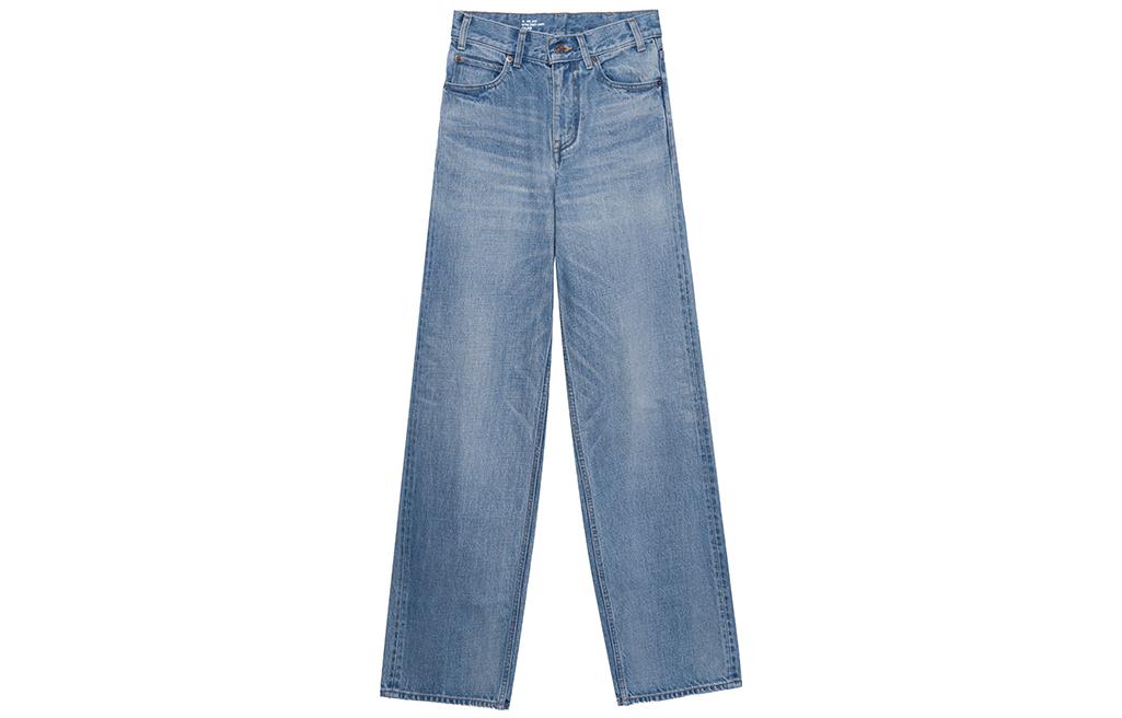 (Women) CELINE Triomphe SS23 Washed Straight-Leg Jeans Women’s Blue 2N756206T-08PI