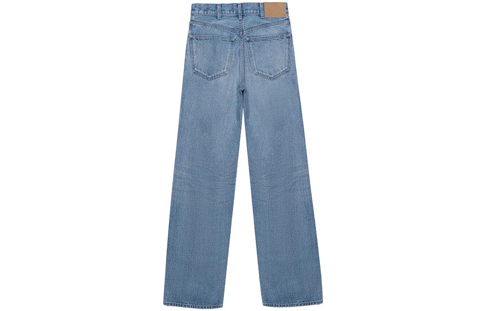 (Women) CELINE Triomphe SS23 Washed Straight-Leg Jeans Women’s Blue 2N756206T-08PI 圖 3