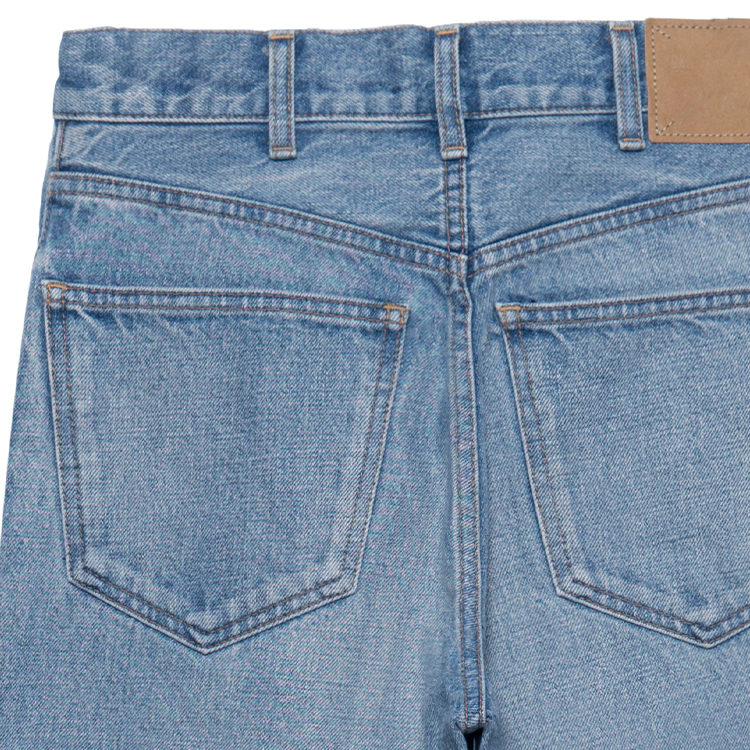 (Women) CELINE Triomphe SS23 Washed Straight-Leg Jeans Women’s Blue 2N756206T-08PI 圖 5