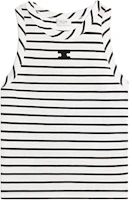 (Women) Celine Triomphe Striped Sleeveless Pullover Tank Top Women RX0M5809W01OB (Women) Celine Triomphe Striped Sleeveless Pullover Tank Top Women RX0M5809W01OB