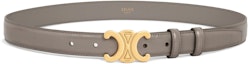 Order (Women) CELINE Triomphe Taurillon Leather Belt Grey 2.5cm 45AK93A01-10BL