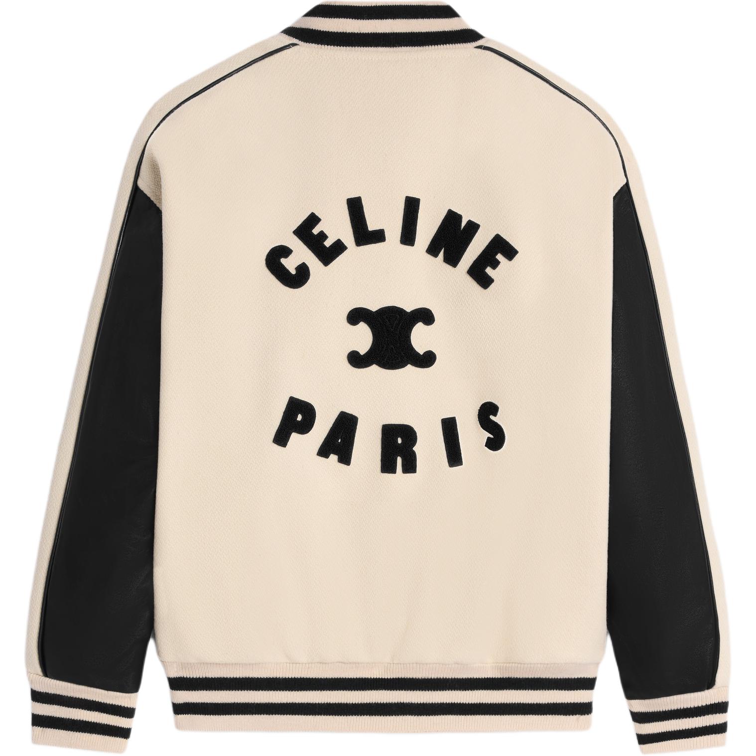 (Women) CELINE Triomphe Teddy Textured Long-Sleeve Jacket Beige  FW24. 2W71C896C-01VA 圖 3