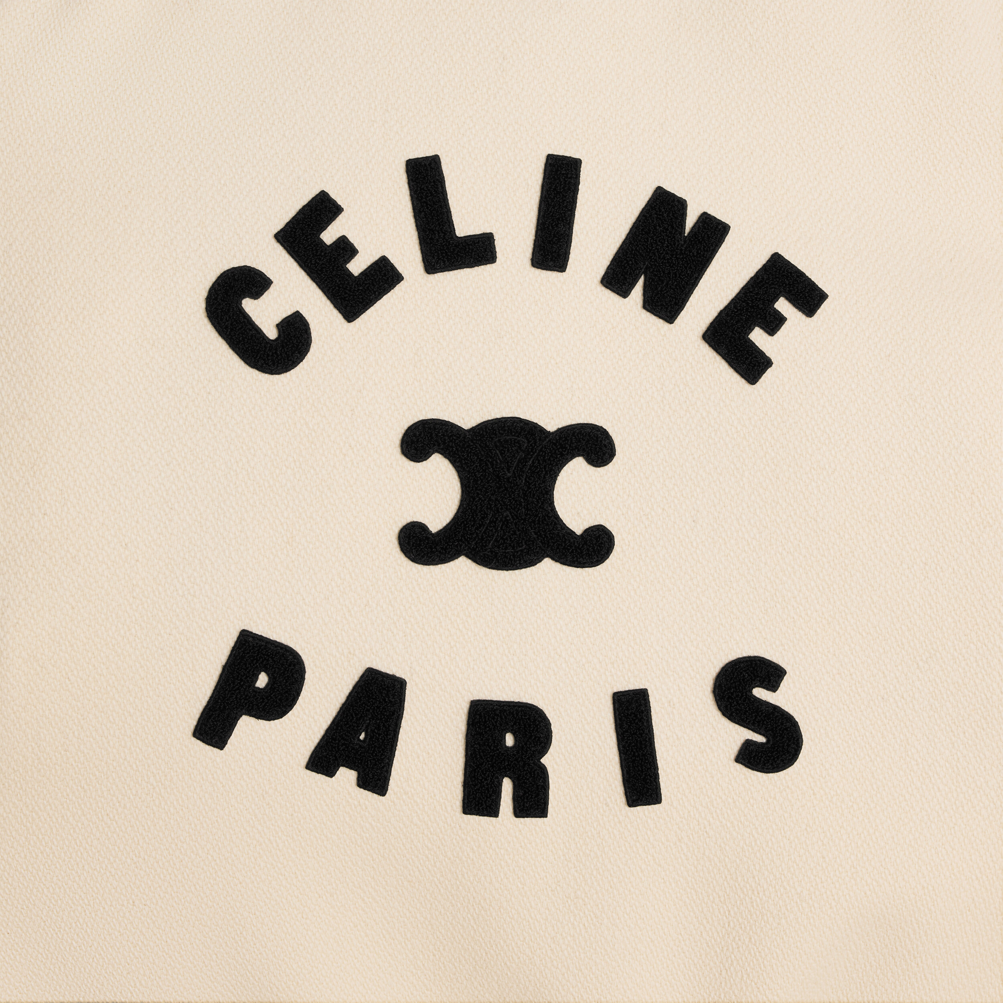 (Women) CELINE Triomphe Teddy Textured Long-Sleeve Jacket Beige  FW24. 2W71C896C-01VA 圖 8