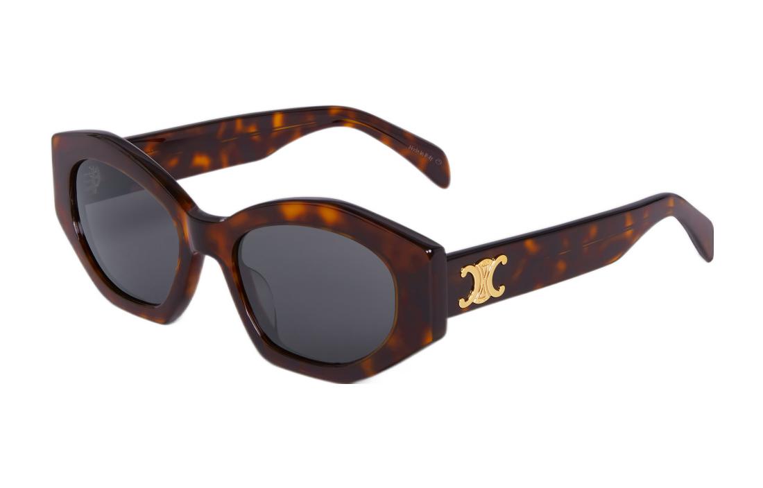 (Women) CELINE Triomphe Vintage Street Irregular Sunglasses for Women. 4S238CPLB.19TR