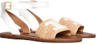 Lookbook (W) CELINE Sandal Rata Triumph Patch 'Beige' 352402248C.02GH