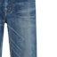 Details for (Women) CELINE Washed Flared Denim Jeans for Women - Dark Blue with Zip Pockets. 2N42A365M-07DU