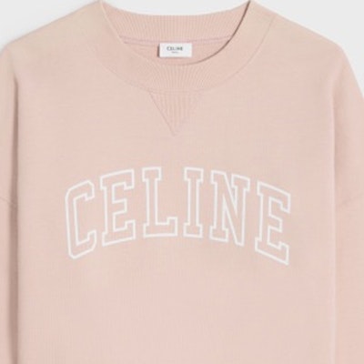 (W) Sudadera Oversize Rosa con Letras Estampadas para Mujer de CELINE 2Y61E670Q-24WH Details for (W) Sudadera Oversize Rosa con Letras Estampadas para Mujer de CELINE 2Y61E670Q-24WH