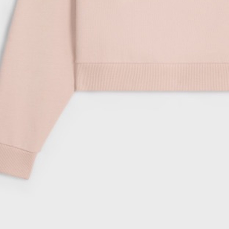 Sizing (W) Sudadera Oversize Rosa con Letras Estampadas para Mujer de CELINE 2Y61E670Q-24WH