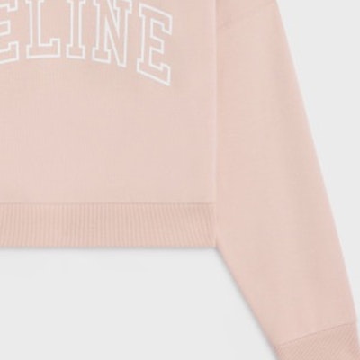 (W) Sudadera Oversize Rosa con Letras Estampadas para Mujer de CELINE 2Y61E670Q-24WH Cheap (W) Sudadera Oversize Rosa con Letras Estampadas para Mujer de CELINE 2Y61E670Q-24WH