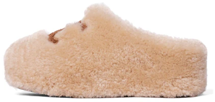 (Women) CELINE Wool Mule 'Beige' 352433781C.01CR (Women) CELINE Wool Mule 'Beige' 352433781C.01CR