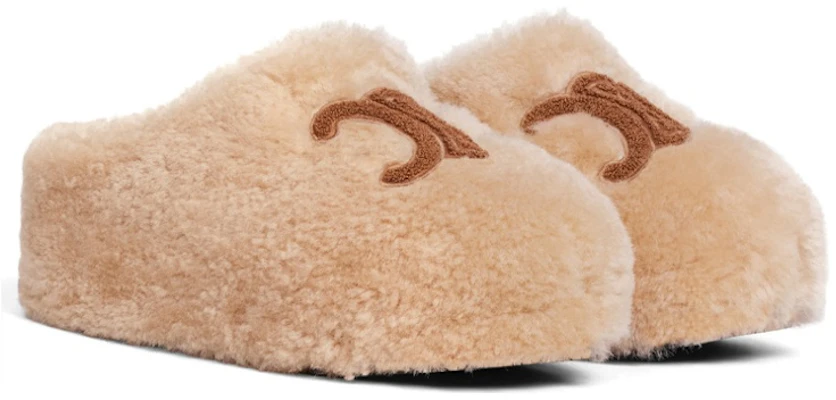 (W) Mule de Lana CELINE 'Beige' 352433781C.01CR Order (W) Mule de Lana CELINE 'Beige' 352433781C.01CR