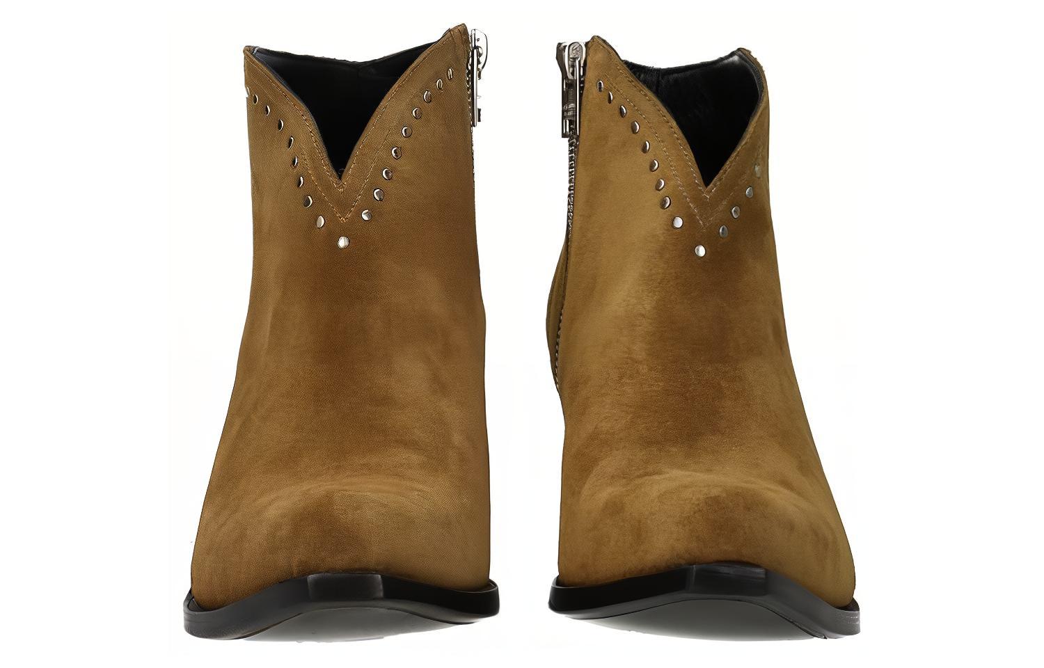 (W) CELINE Zip Bootie 'Brown' 圖 4