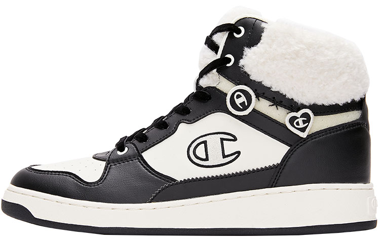 (W) Champion 1919 Trainer High 'Black Shearling'