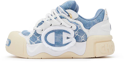 (Women) Champion AutoSkate V1 Low 'Blue Logo Fun Retro' U4AFCTW05M1 (Women) Champion AutoSkate V1 Low 'Blue Logo Fun Retro' U4AFCTW05M1