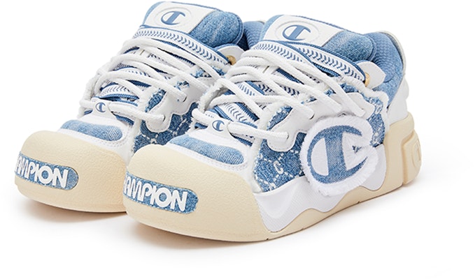 (Women) Champion AutoSkate V1 Low 'Blue Logo Fun Retro' U4AFCTW05M1 Lookbook (Women) Champion AutoSkate V1 Low 'Blue Logo Fun Retro' U4AFCTW05M1