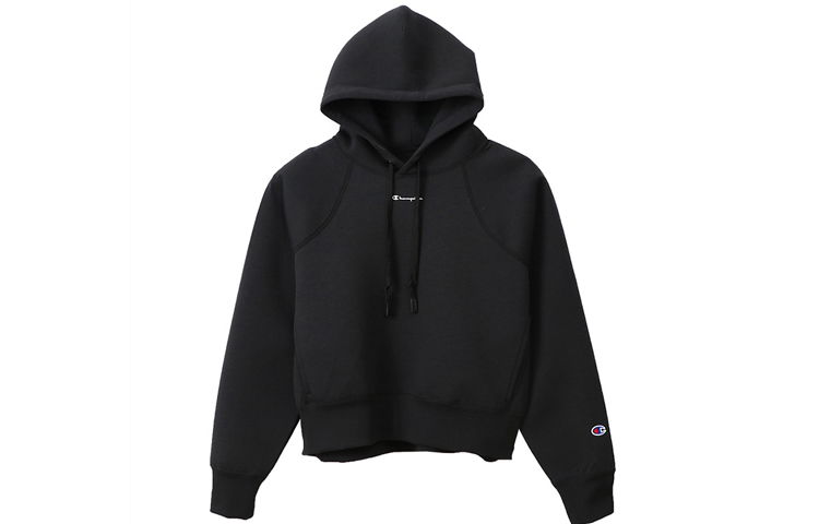 (Women) Champion Black Edition Capsule Hoodie Japanese Version Women’s Black Sweater CW-R106-C055