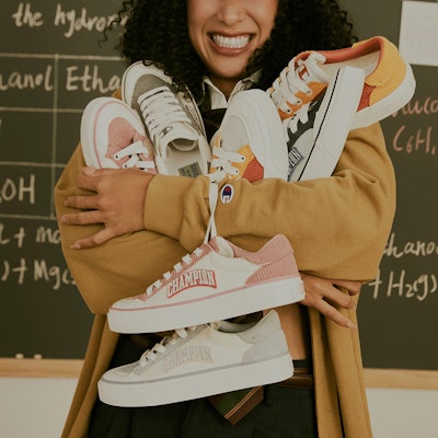 (Women) Champion Campus 'Star 1.0 Pink White' U2CFCTW04K1 1