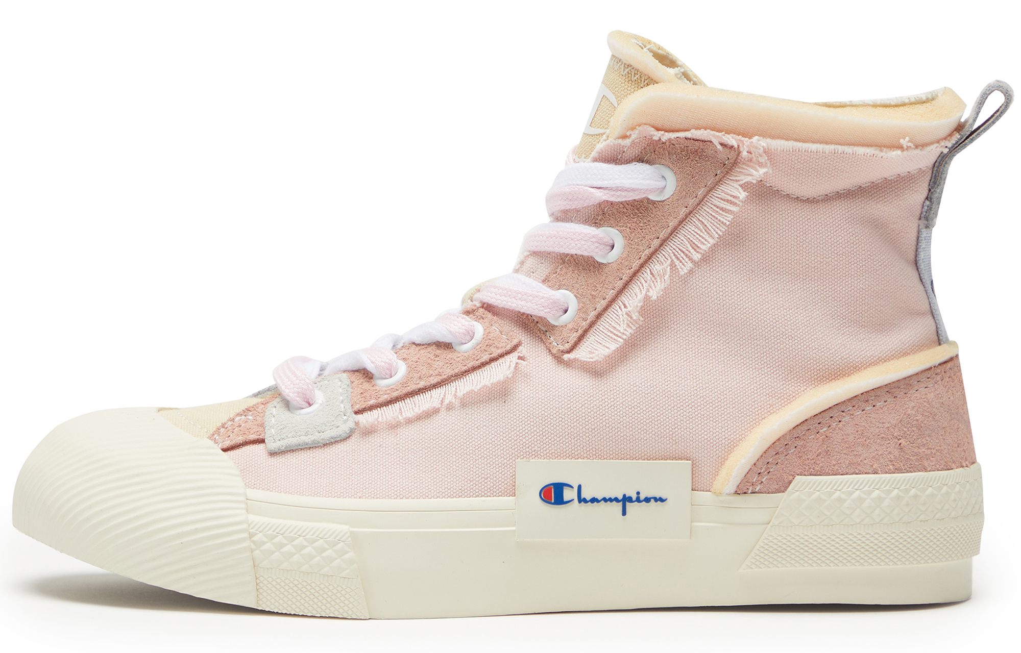 (Women) Champion Campus Active High 'Deconstructed Trendy Casual Color-Block Canvas Pink' U1CFCVW02K1