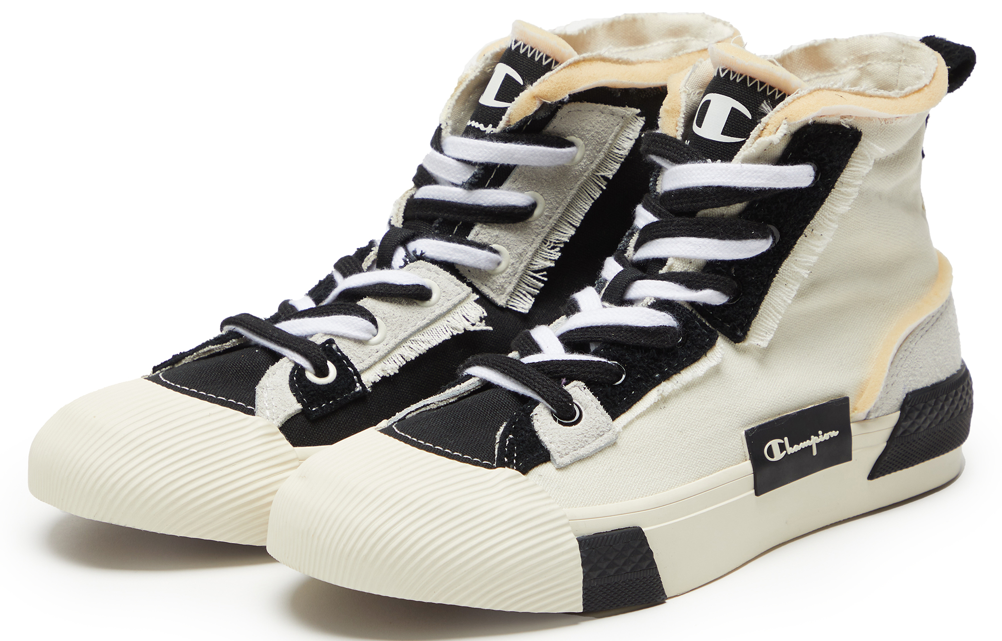 Order (Women) Champion Campus Active High 'Deconstructed Black and White' U1CFCVW02U2