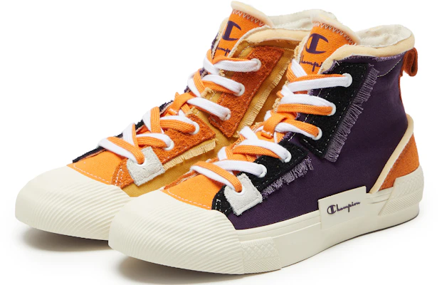 (Women) Champion Campus Active High 'Deconstructed Color-Block Purple Orange' U1CFCVW02R1 Order (Women) Champion Campus Active High 'Deconstructed Color-Block Purple Orange' U1CFCVW02R1