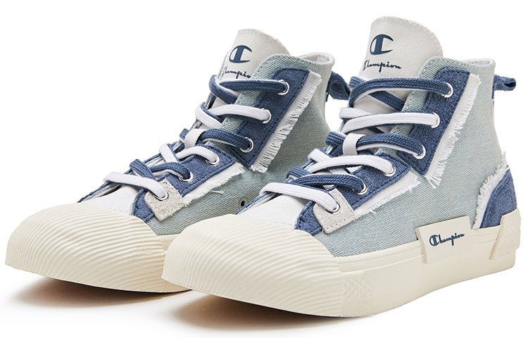 Order (Women) Champion Campus Active High 'Deconstructed Denim Blue' U2BFCVW07M1