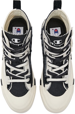 (W) Champion Campus Aktif 'Deconstructed Edge High-Top Putih Hitam' U2AFCVW07U1 Lookbook (W) Champion Campus Aktif 'Deconstructed Edge High-Top Putih Hitam' U2AFCVW07U1