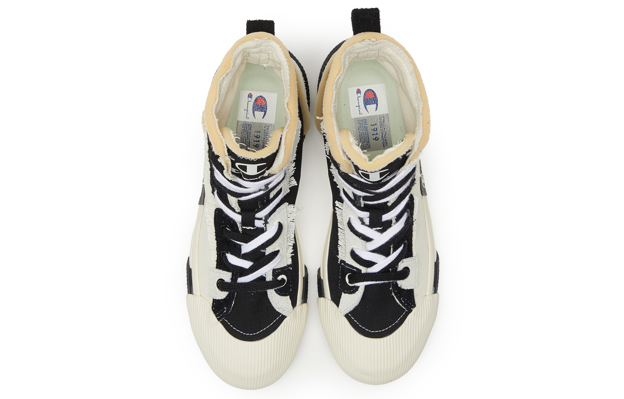 Lookbook (Women) Champion Campus Active High 'Deconstructed Black and White' U1CFCVW02U2