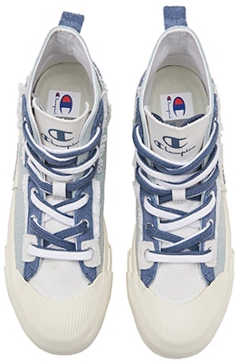 (W) Champion Campus Active High 'Deconstructed Denim Biru' U2BFCVW07M1 Lookbook (W) Champion Campus Active High 'Deconstructed Denim Biru' U2BFCVW07M1