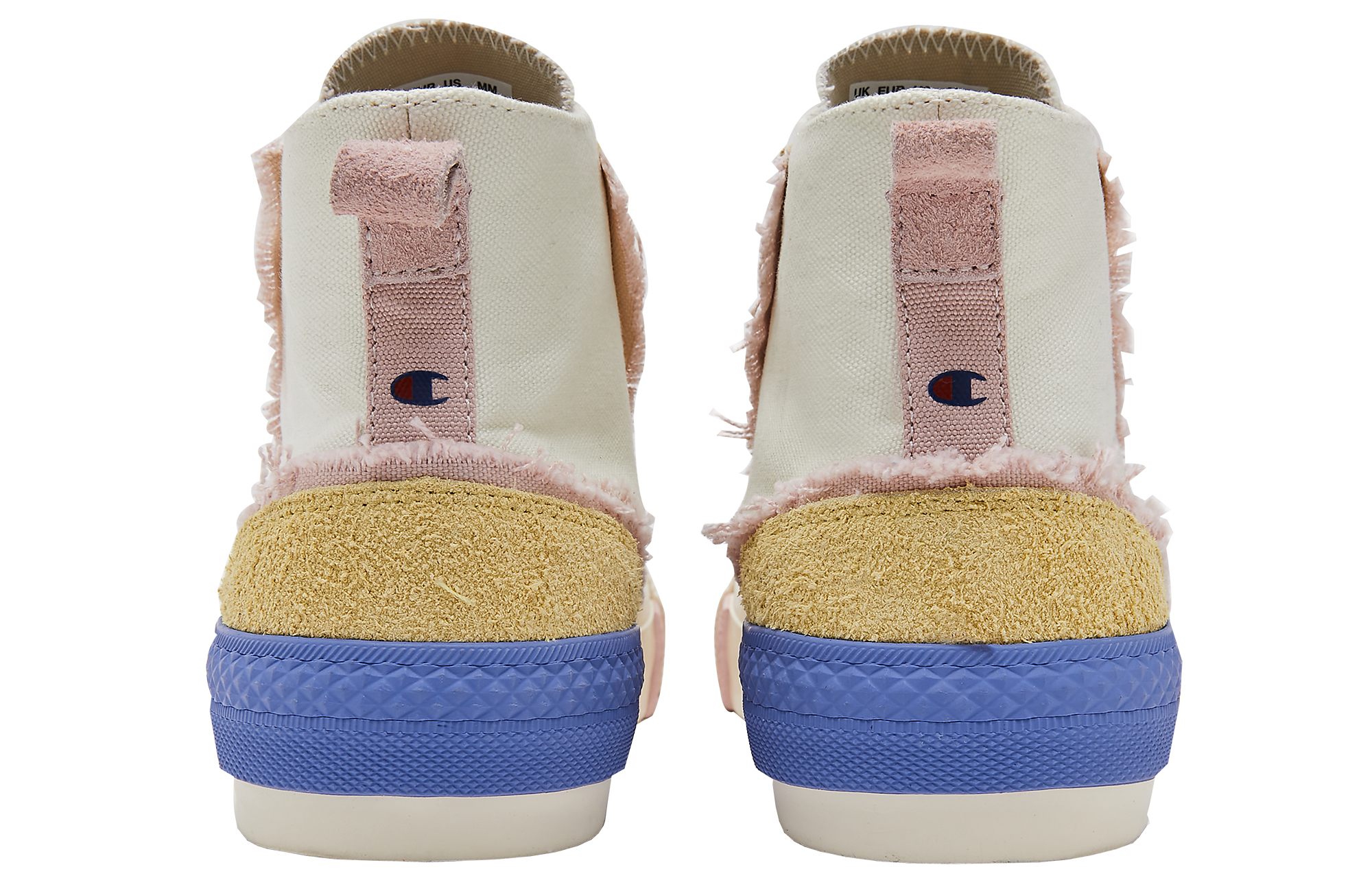 Shop (Women) Champion Campus Active High 'Deconstructed Classic Fringed High-Top Color-Block' U2AFCVW07N1