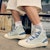(Women) Champion Campus Active High 'Deconstructed Denim Blue' U2BFCVW07M1