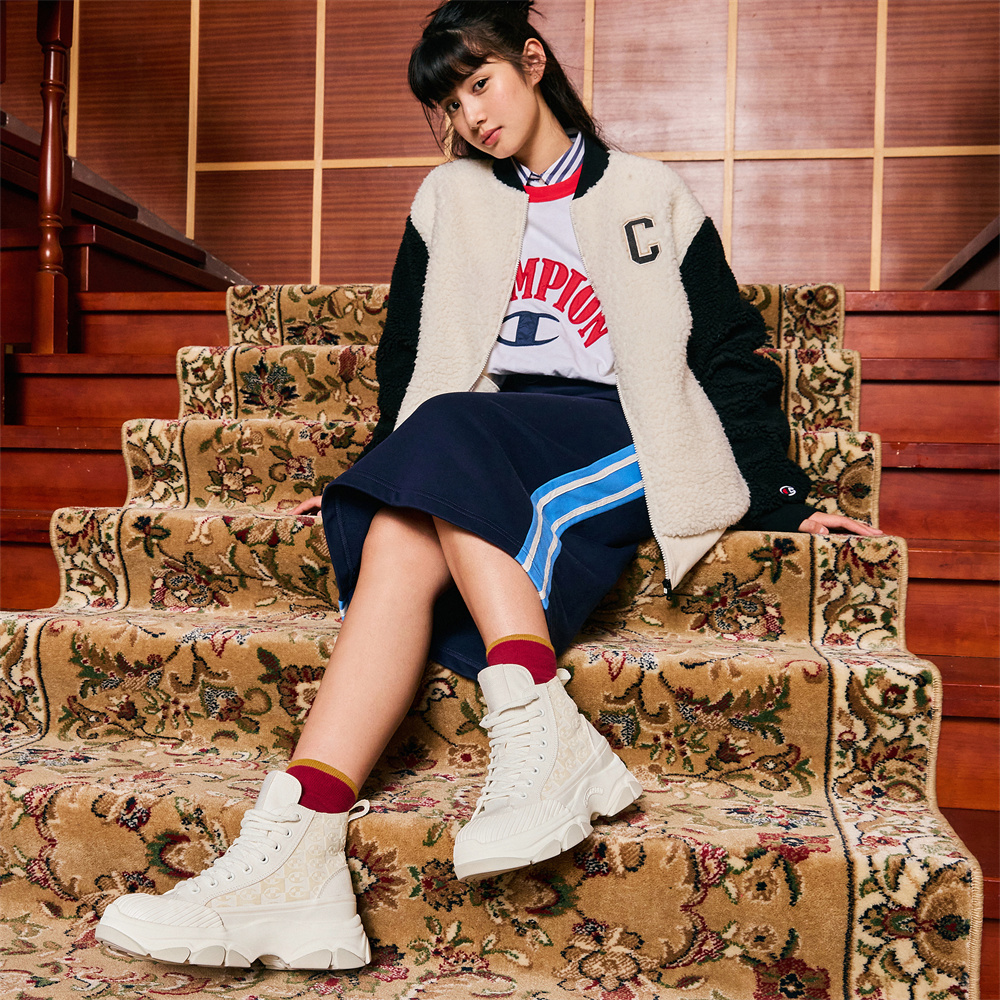 Sizing (Women) Champion Campus High 'Beige' U3DFCVW05D1