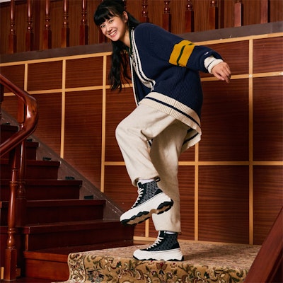 (W) 챔피온 캠퍼스 하이 블랙 그레이 (Champion Campus High Black Grey) U3DFCVW05U7 Sizing (W) 챔피온 캠퍼스 하이 블랙 그레이 (Champion Campus High Black Grey) U3DFCVW05U7