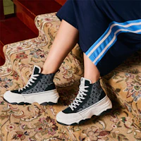Cheap Champion Campus 簡約百搭休閒 高筒 板鞋 女款 黑灰