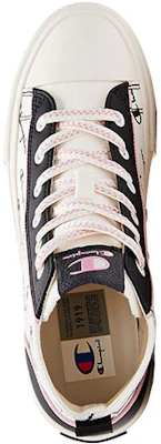 (Women) Champion Campus Mono High 1.0 'Black Pink' U2CFCVW02D1 Lookbook (Women) Champion Campus Mono High 1.0 'Black Pink' U2CFCVW02D1