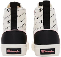 Shop Champion校園系列 Campus Mono High 1.0 高筒萬用休閒硫化帆布鞋 女款 黑粉