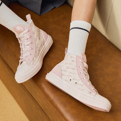 (Women) Champion Campus Mono High 1.0 'Pink' U2CFCVW02K1 Cheap (Women) Champion Campus Mono High 1.0 'Pink' U2CFCVW02K1