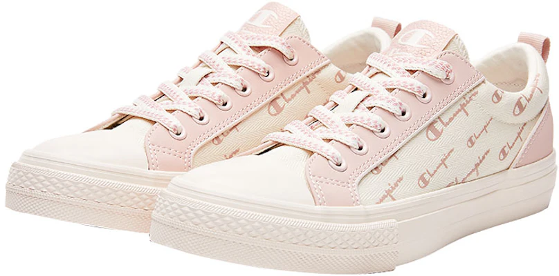 Champion校園系列 Campus Mono Low 1.0 時尚百搭低筒休閒硫化帆布鞋 女士款 粉色 Order Champion校園系列 Campus Mono Low 1.0 時尚百搭低筒休閒硫化帆布鞋 女士款 粉色