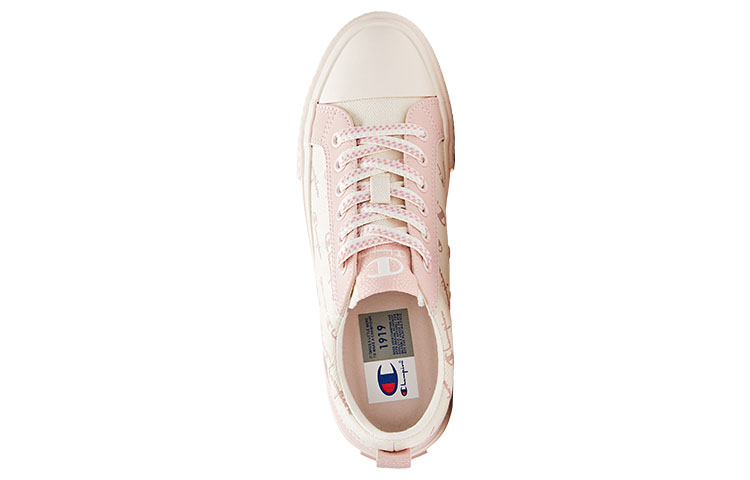 Lookbook Champion校園系列 Campus Mono Low 1.0 時尚百搭低筒休閒硫化帆布鞋 女士款 粉色