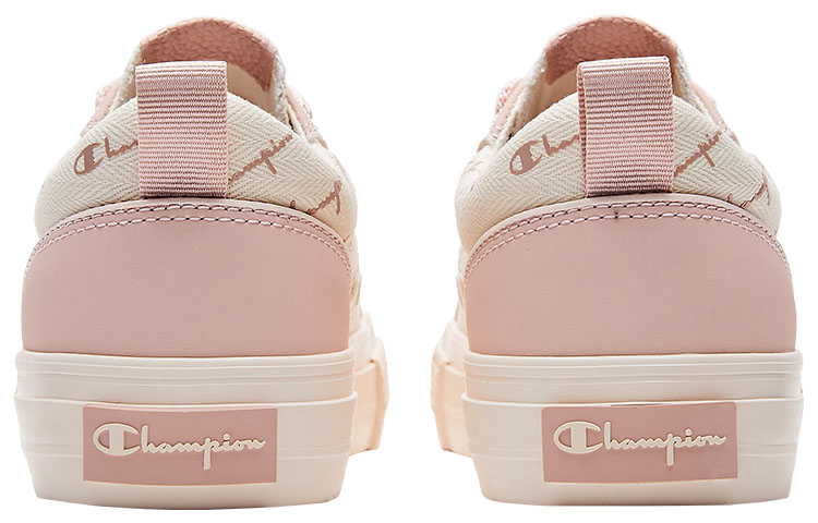 Shop Champion校園系列 Campus Mono Low 1.0 時尚百搭低筒休閒硫化帆布鞋 女士款 粉色