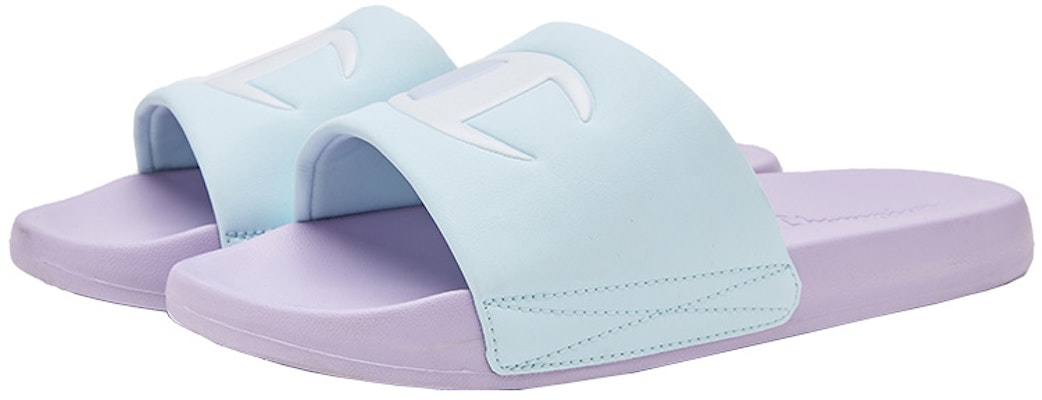 (Women) Champion Campus Slide 'Large C Logo Purple' U2BFASW08R1 Order (Women) Champion Campus Slide 'Large C Logo Purple' U2BFASW08R1