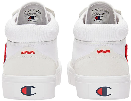 (Women) Champion Campus Star Pop High 1.0 'White Red' U3AFCKW05A1 Shop (Women) Champion Campus Star Pop High 1.0 'White Red' U3AFCKW05A1