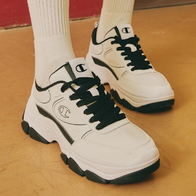 (W) Champion Campus Switch Low 'Negro Blanco' U3AFCTW10U3 Details for (W) Champion Campus Switch Low 'Negro Blanco' U3AFCTW10U3