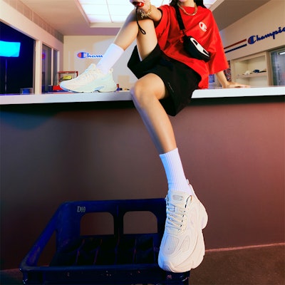 (Women) Champion Champ Bolt Pro 'Beige Small Logo Mesh' U2BFCCW03D1 Sizing (Women) Champion Champ Bolt Pro 'Beige Small Logo Mesh' U2BFCCW03D1