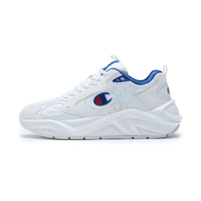 (W) Champion Champ Breaker 'Classic Logo White Low-Top Dad Shoe'