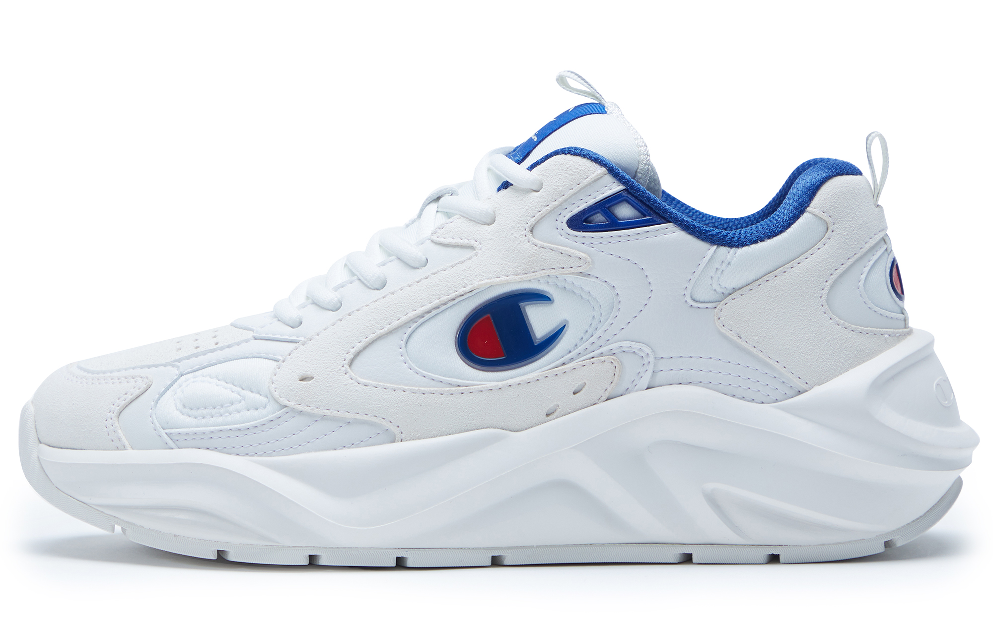 (Women) Champion Champ Breaker 'Classic Logo White Low-Top Dad Shoe' U1DFCCW02A1