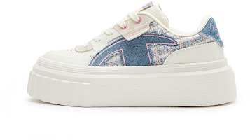 (Women) Champion Champ Creeper 1 'Blue Comfort Match Low-Top' U4AFCTW23M1 (Women) Champion Champ Creeper 1 'Blue Comfort Match Low-Top' U4AFCTW23M1