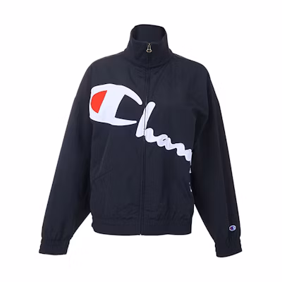 (Women) Champion Classic Logo Zip-Up Jacket Black 111659-S19-KK001-NBK