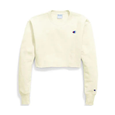 (Women) Champion Crewneck Short Sweatshirt Cream (US Version) WL827-549302-1QF