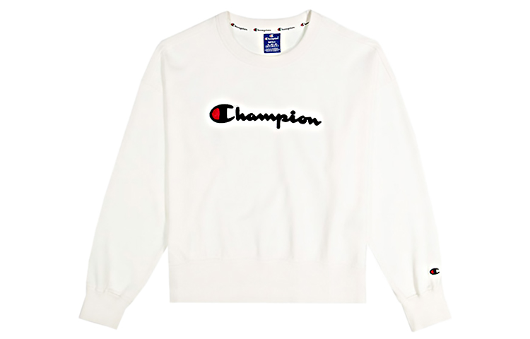(Women) Champion Crewneck Sweatshirt White 111384-WW001