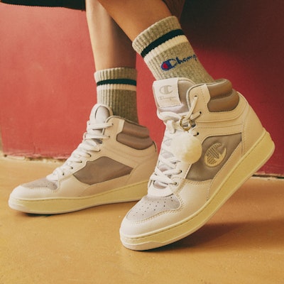 (Women) Champion Essentials 1919 Trainer High 2.0 'Grey Retro' U3AFCTW04P1 Details for (Women) Champion Essentials 1919 Trainer High 2.0 'Grey Retro' U3AFCTW04P1